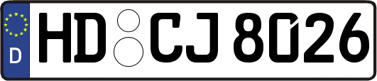 HD-CJ8026