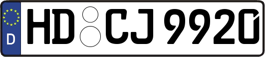 HD-CJ9920