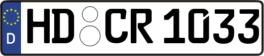 HD-CR1033