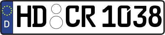 HD-CR1038