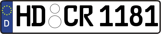 HD-CR1181