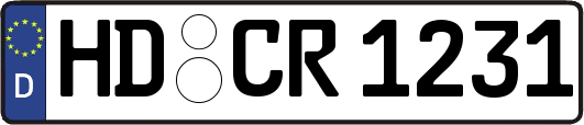 HD-CR1231