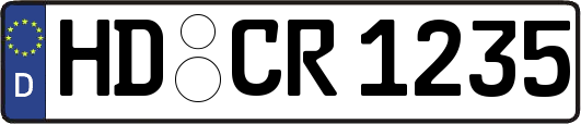 HD-CR1235