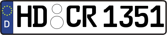 HD-CR1351