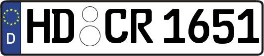 HD-CR1651