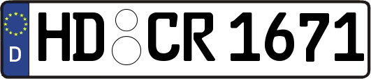 HD-CR1671