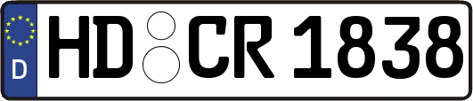 HD-CR1838