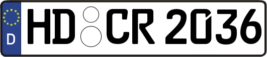 HD-CR2036