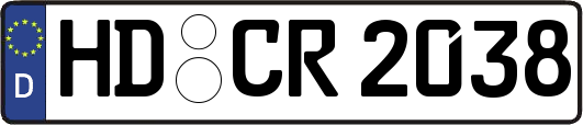 HD-CR2038