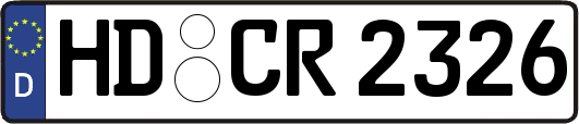 HD-CR2326