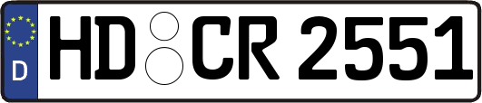 HD-CR2551