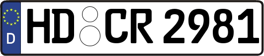 HD-CR2981