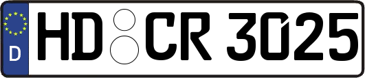HD-CR3025