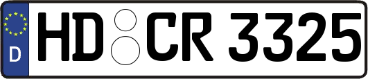HD-CR3325