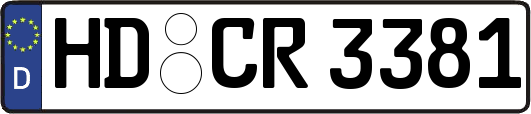 HD-CR3381