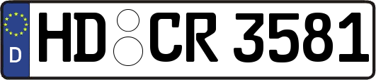 HD-CR3581