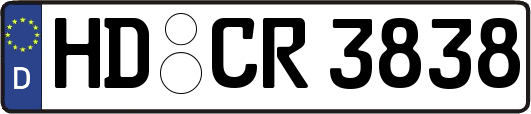 HD-CR3838