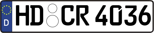 HD-CR4036