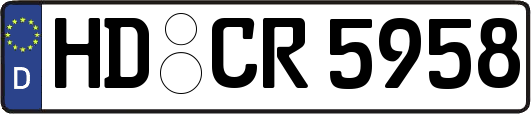 HD-CR5958