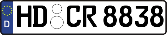 HD-CR8838