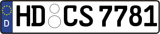 HD-CS7781