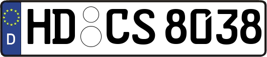 HD-CS8038