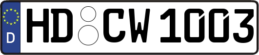 HD-CW1003