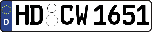 HD-CW1651