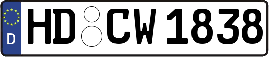 HD-CW1838