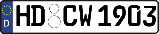 HD-CW1903