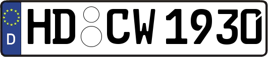 HD-CW1930