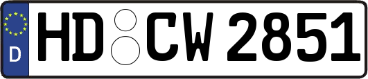HD-CW2851