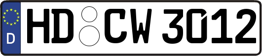 HD-CW3012