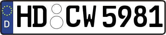 HD-CW5981