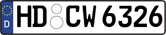 HD-CW6326
