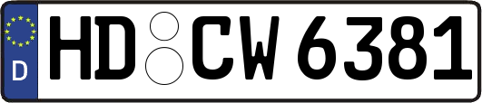 HD-CW6381