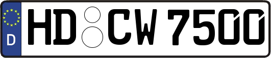 HD-CW7500