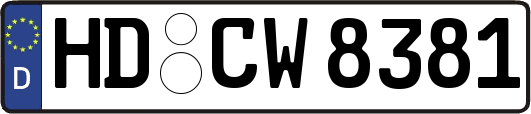 HD-CW8381