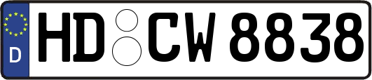 HD-CW8838