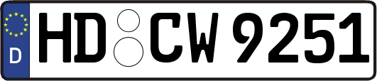 HD-CW9251