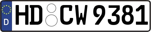 HD-CW9381