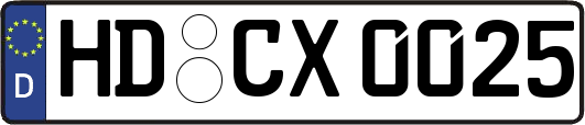 HD-CX0025