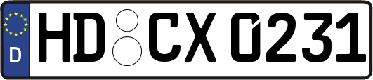 HD-CX0231