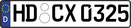HD-CX0325