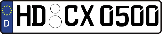 HD-CX0500
