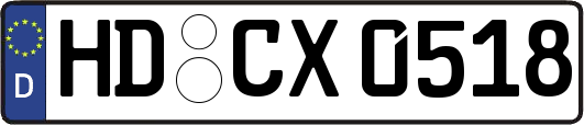 HD-CX0518
