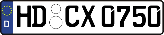 HD-CX0750