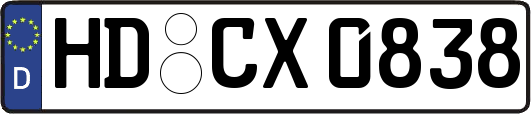 HD-CX0838