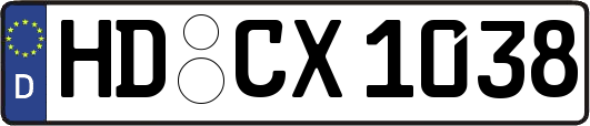 HD-CX1038