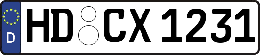 HD-CX1231